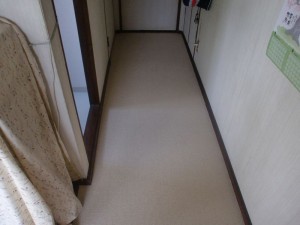 横浜市W様邸階段カーペット張替・トイレリフォーム工事　じゅうたん張り替えました